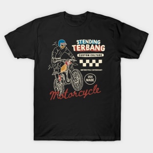 Flying motorcycle custom culture T-Shirt